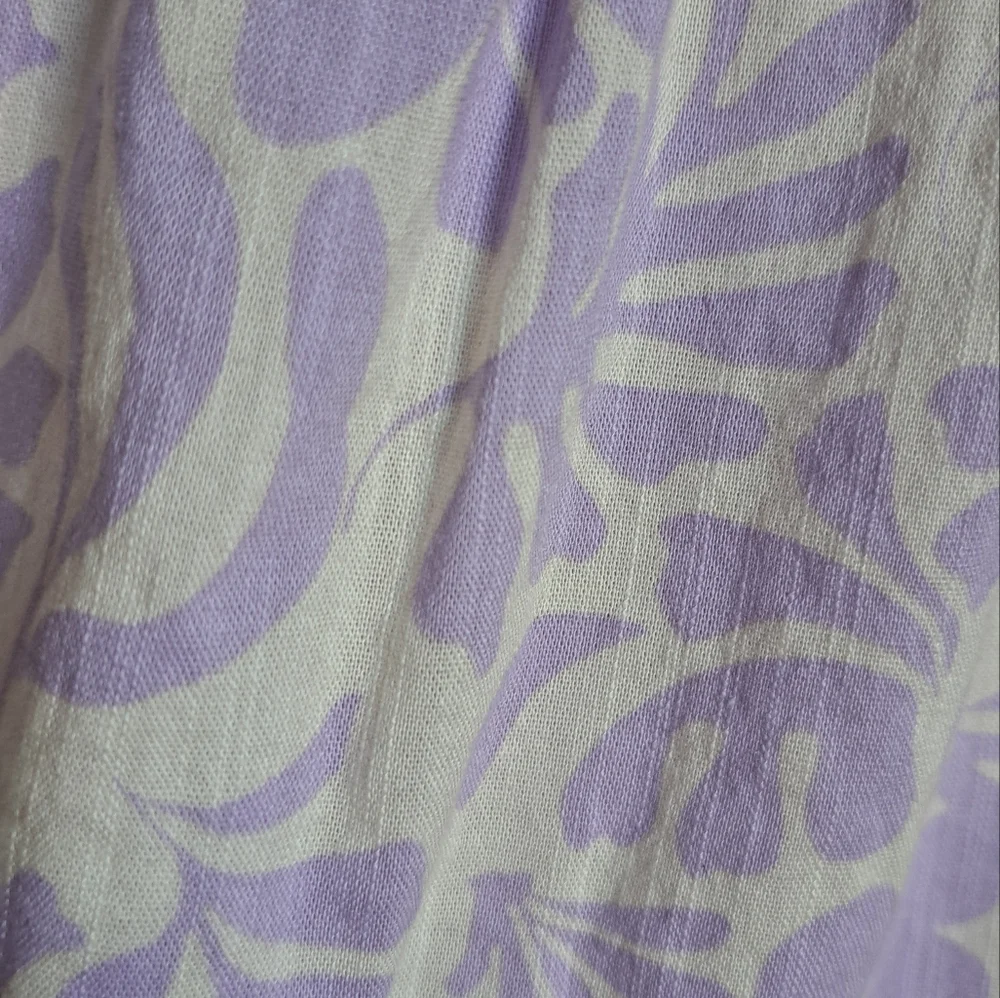 Old Navy Girls Purple Floral Tank Top Size 10